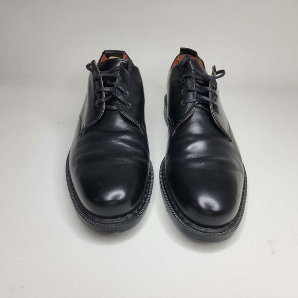 Johnson and Murphy Passport Men\'s Black Leather Shoes Size 11.5 M Made in Italy main image 6